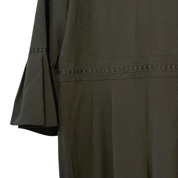 Eliza J Plus Size 14W Black Bell Sleeve Wide Leg Jumpsuit - Picture 5 of 9